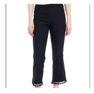 NWOT Nanette Lepore Black Tassel Pants